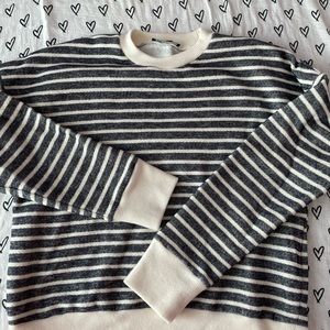 Zara striped sweatshirt - L (fits like M)